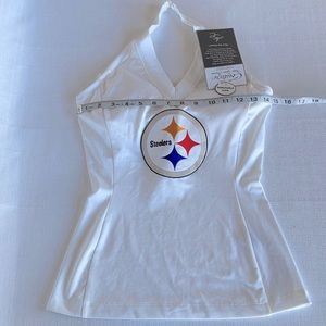 STEELERS NFL women blouse size XS New NWT